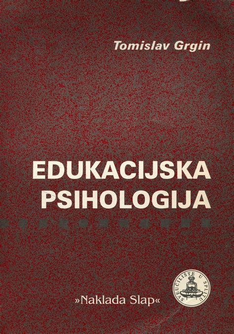 edukacijska psihologija grgin pdf