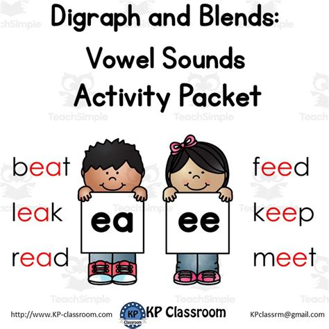 Ee And Ea Vowel Digraphs Activities And Posters Ee Words With Pictures - Ee Words With Pictures