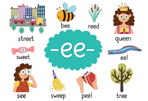 Ee Words With Pictures   Alex Bray X27 S Shop Teaching Resources Tes - Ee Words With Pictures