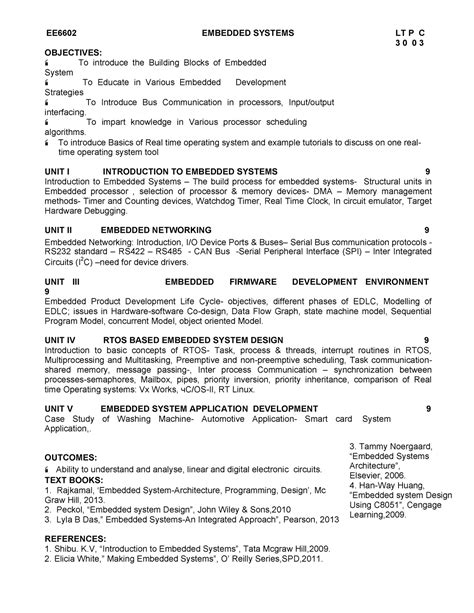 ee6602 | Ee6602 embedded systems book pdf Kt Qu