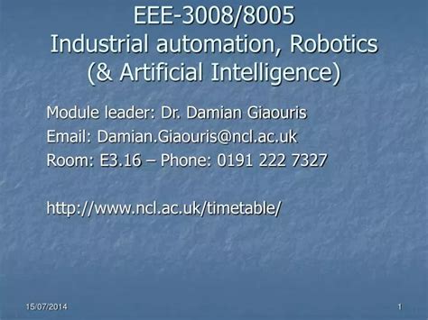 Download Eee 3008 Industrial Automation Robotics Eee 8005 