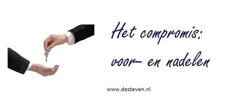 een compromis sluiten