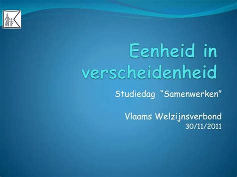 eenheid in verscheidenheid definitie