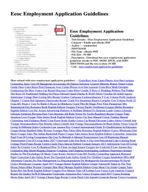 Read Eeoc Employment Application Guidelines 