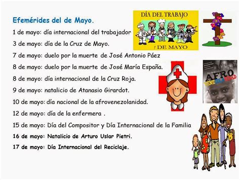 Efemerides De Mayo