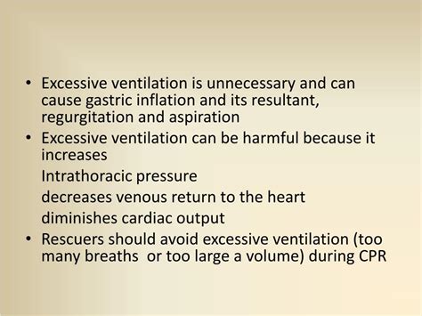 Effect Of Excessive Ventilation Acls