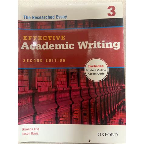 Read Online Effective Academic Writing 3 Second Edition 