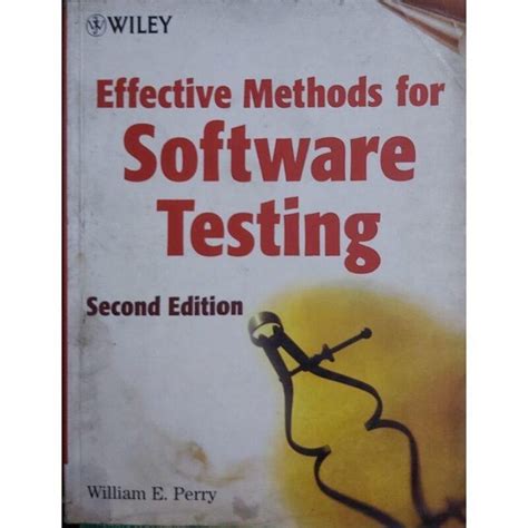 Read Effective Methods For Software Testing 2Nd Edition Free Download 
