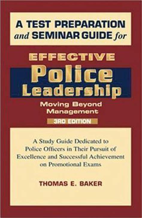 Full Download Effective Police Leadership Study Guide 