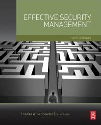 Download Effective Security Management Sixth Edition 