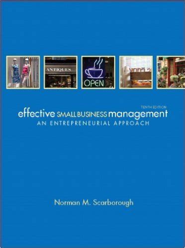 Read Online Effective Small Business Management An Entrepreneurial Approach 10Th Edition 