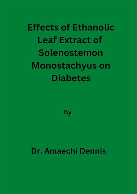 Effects Of An Ethanolic Leaf Extract Of Gongronema