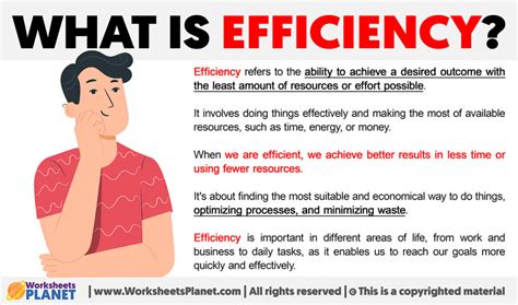 efficient meaning
