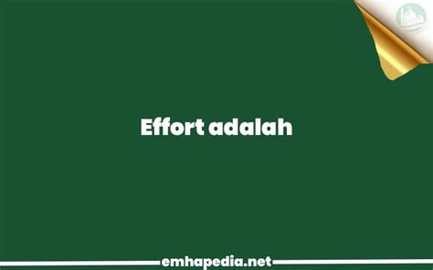 effort adalah