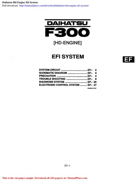 Download Efi System Daihatsu 