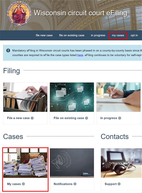 efiling wisconsin