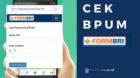 EFORM BRI CO ID PAKAI NIK KTP 2024：KUR BRI 2024, Info Tabel Angsuran dan Cara Pengajuan