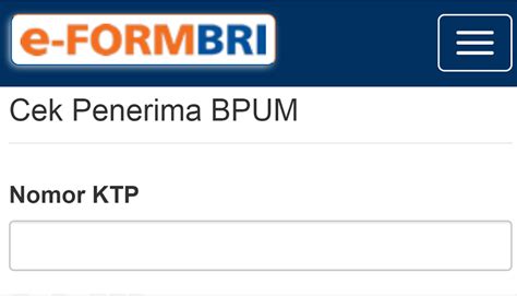 EFORM. BRI. CO. ID：CEK KTP! NIK UMKM yang Masuk 7 Kategori Ini Dapat Bantuan ... -