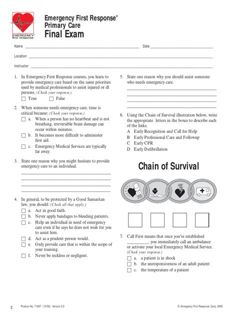 Efr Final Exam