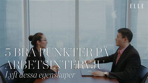 egenskaper arbetsintervju