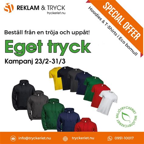 eget tryck tröja