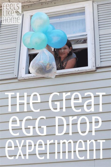 Egg Drop Easy Kids Science Experiment Feels Like Egg Drop Science Experiment - Egg Drop Science Experiment