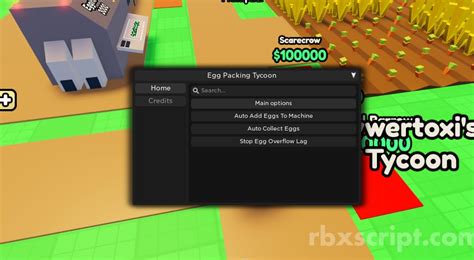 Egg Packing Tycoon GUI  Auto Collect Eggs Auto Place Eggs Scripts