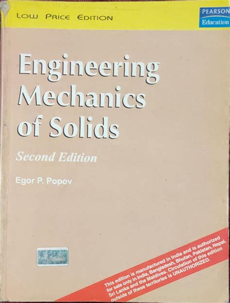 Download Egor P Popov Engineering Mechanics Of Solids 