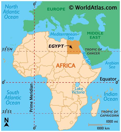 Egypt Map Africa