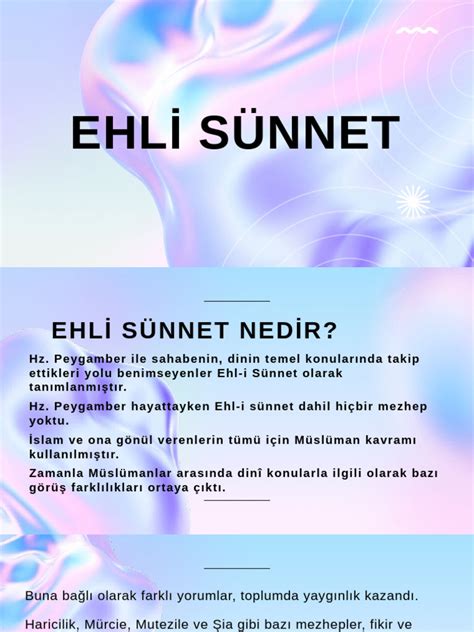 Ehli Sünnet Nedir