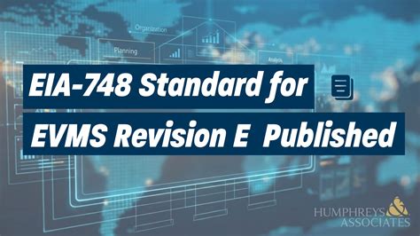 Eia 748 C Standard For Earned Value Management Systems
