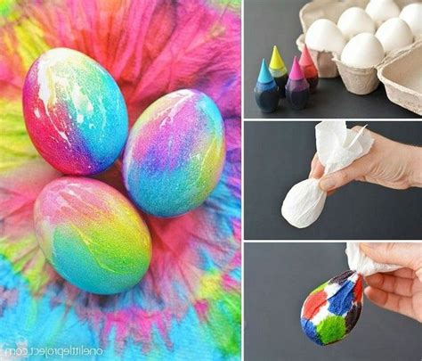 eier in regenbogenfarben