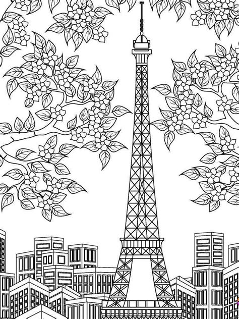 Eiffel Tower Coloring Pages 25 Printable Drawings Eifel Tower Coloring Page - Eifel Tower Coloring Page