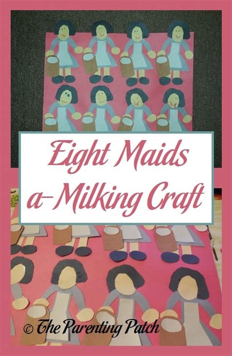 Eight Maids A Milking Craft Parenting Patch Eight Maids A Milking - Eight Maids A Milking