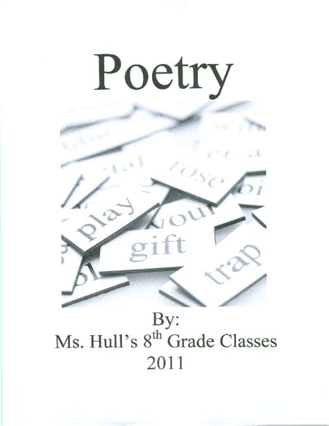Eighth Grade Poetry   Eighth Grade Grade 8 Poetry Questions For Tests - Eighth Grade Poetry