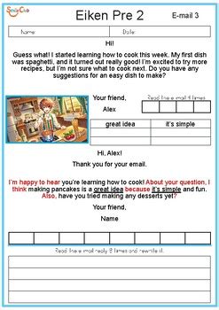 eiken pre 2 sample topic cards