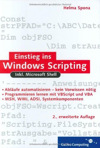 Einstieg Ins Windows Scripting Nutzen Und Gefahre