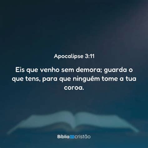 Eis Que Venho Sem Demora