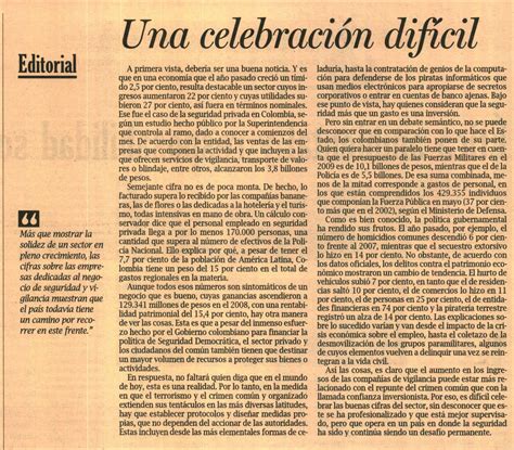Ejemplo De Editorial