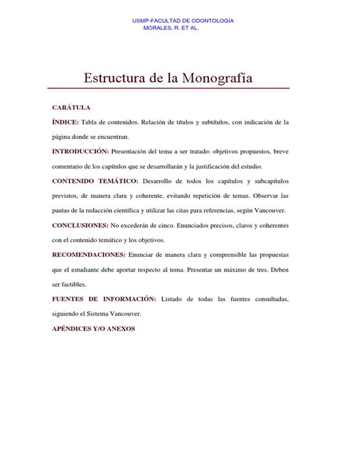 Ejemplo De Monografia