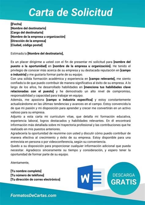 Ejemplo De Solicitud