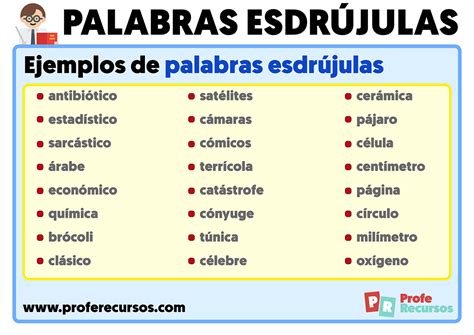 Ejemplos De Esdrujulas