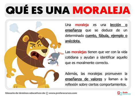 Ejemplos De Moralejas