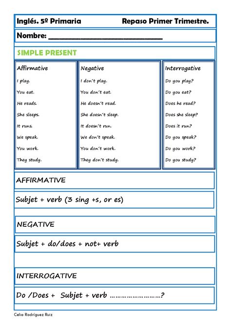 ejercicios ingles activity 5 primaria richmond bing