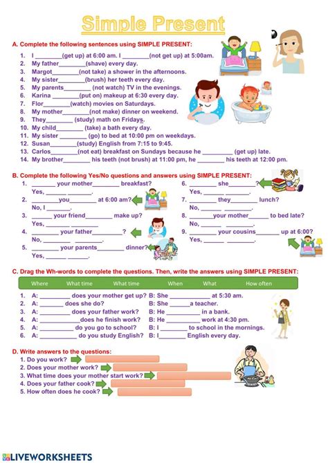 Ejercicios Ingles Online