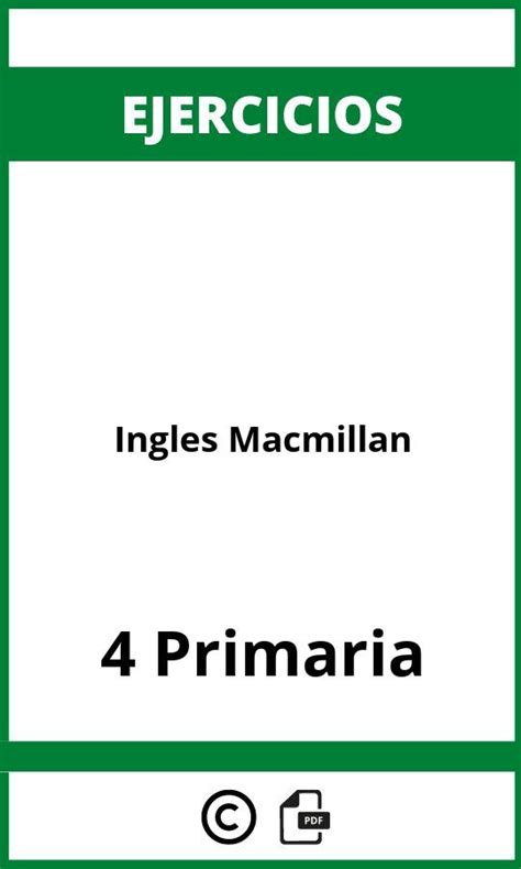 Read Online Ejercicios Ingles Macmillan Quest 4 Primaria 