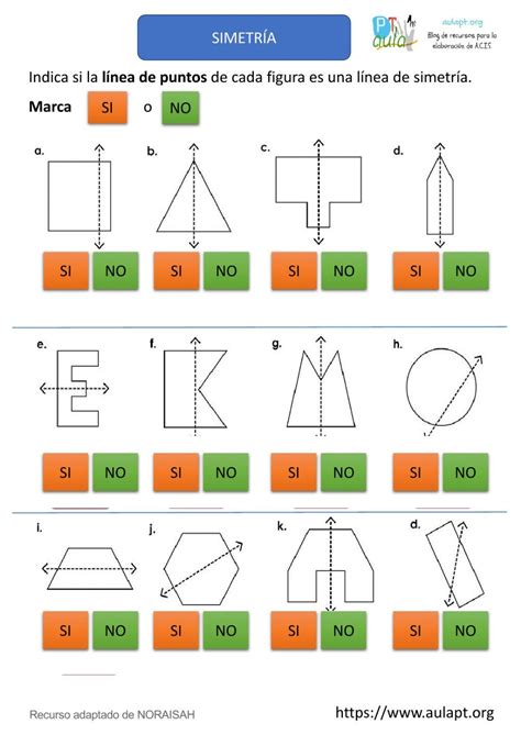 Ejes De Simetria Ejercicios