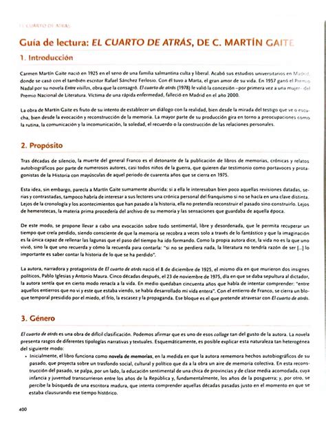El Cuarto De Atras Pdf