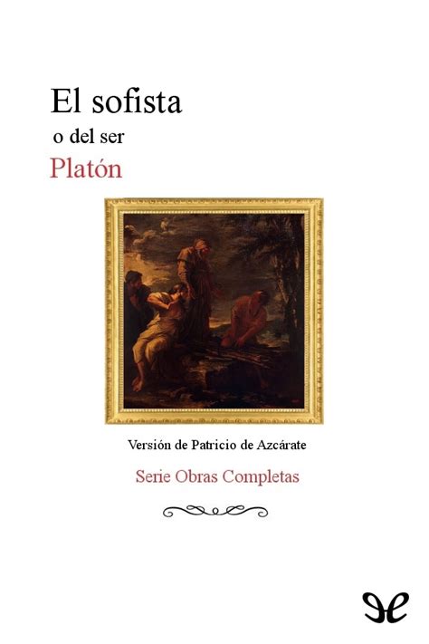 el sofista el libro de bolsillo bibliotecas temat