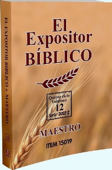 Full Download El Expositor Biblico Adultos A Y B Maestro Libro 1 